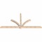 Ekena Millwork Redmond Smooth Timber Gable Bracket, Douglas Fir, 108"W x 54"H x 3 1/2"D x 3 1/2"F, 12/12 Pitch GBW108X54X0404RED00SDF - alternate 5